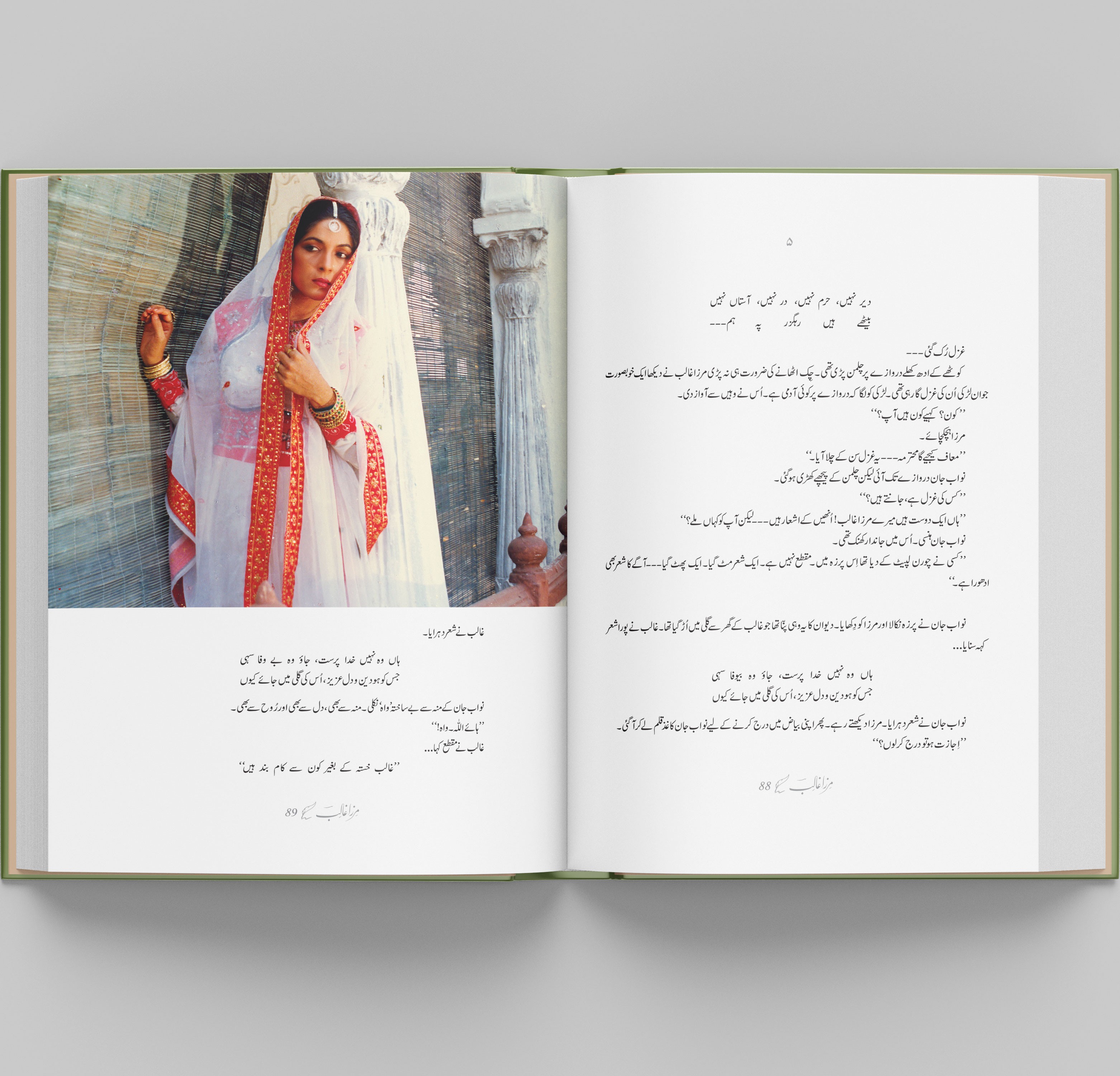 MIRZA GHALIB - AIK SAWANAHI MANZARNAMA (ILLUSTRATED EDITION)