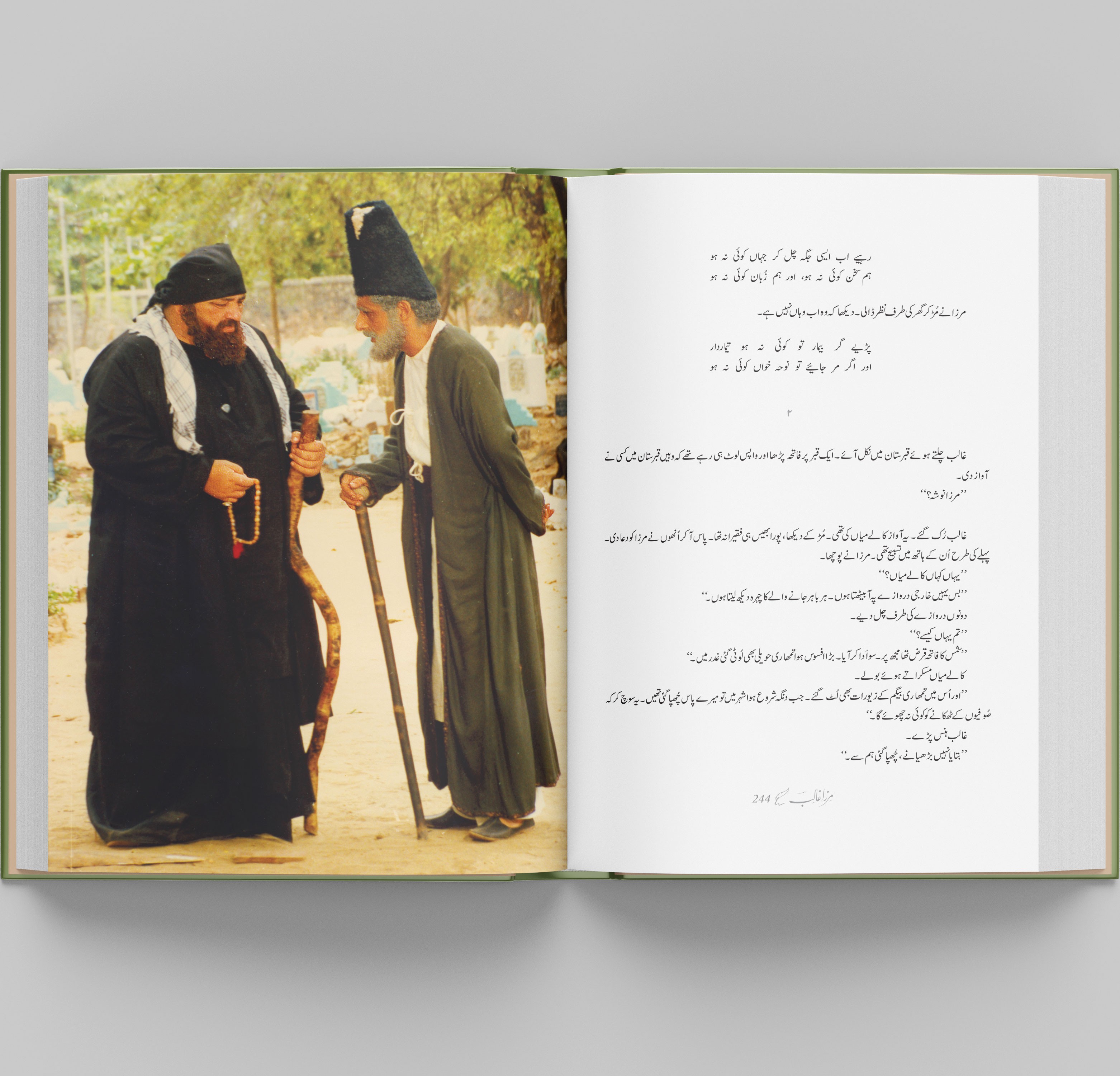 MIRZA GHALIB - AIK SAWANAHI MANZARNAMA (ILLUSTRATED EDITION)