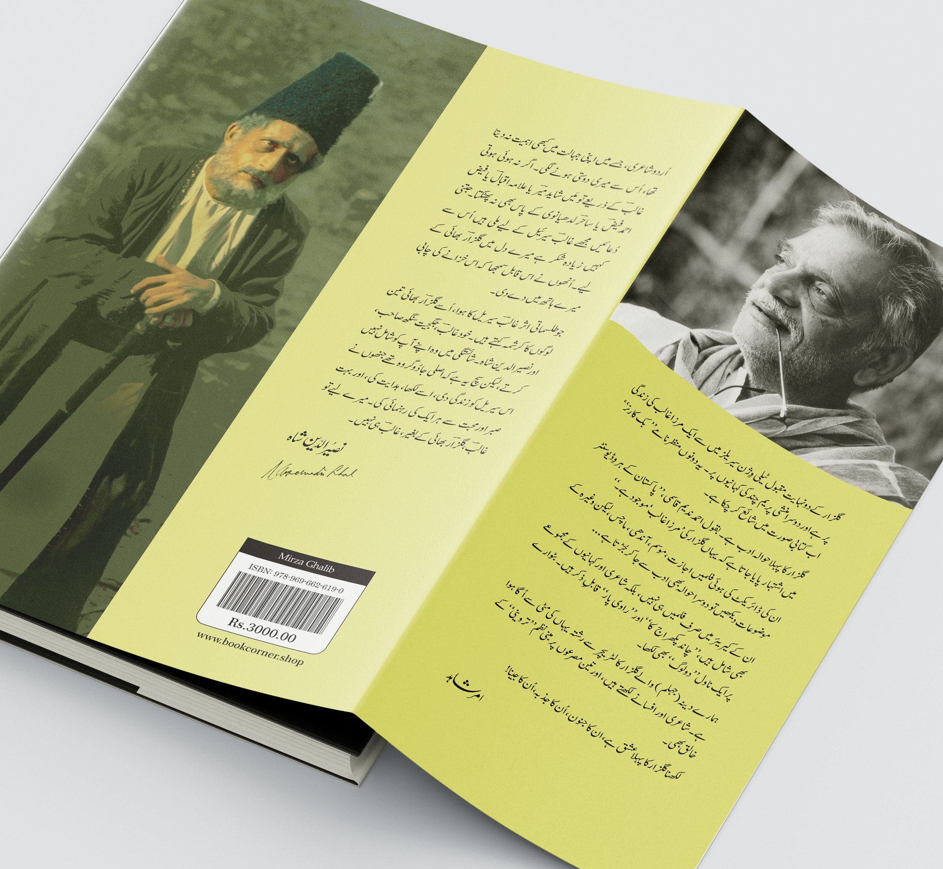MIRZA GHALIB - AIK SAWANAHI MANZARNAMA (ILLUSTRATED EDITION)