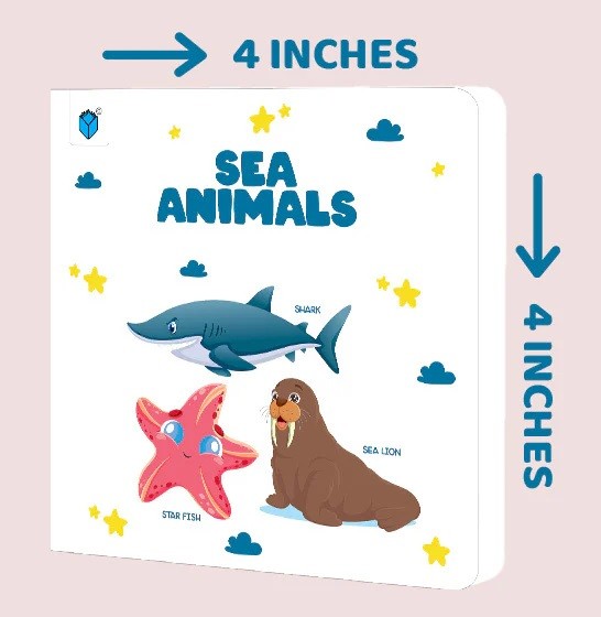 BOARD BOOK SEA ANIMALS