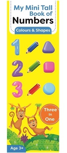 MY MINI TALL BOOK OF NUMBERS COLORS & SHAPES